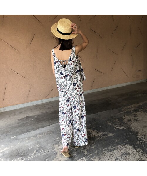 copine（コピン）の「【スペシャルプライス！定価3190円→1430円】大人気シリーズ！花柄キャミソール&ワイドパンツセットアップ【クリックポスト対象商品】（その他パンツ・レディース・その他）」の7枚目の写真