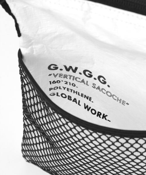 GLOBAL WORK（グローバルワーク）の「TRAVELサコッシュ【G.W.G.G】（バッグ・ホワイト）」の5枚目の写真