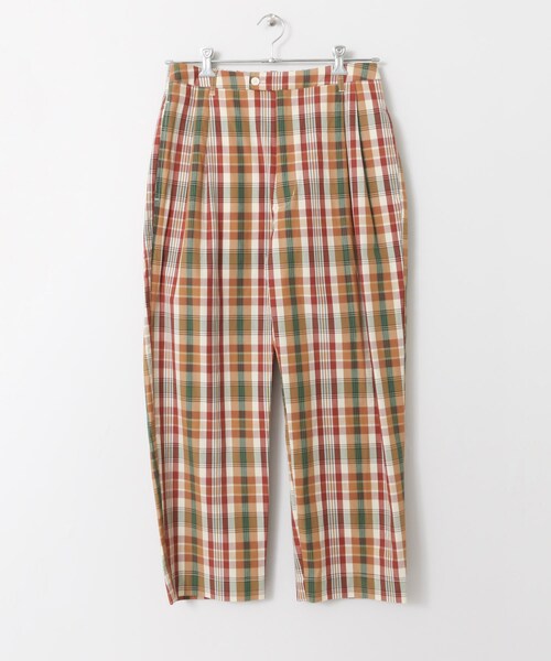 SENSE OF PLACE by URBAN RESEARCH（センスオブプレイスバイアーバンリサーチ）の「マドラスチェックタックテーパードスラックス（パンツ・メンズ・その他・M/L）」の2枚目の写真