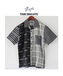 ティグルブロカンテ 刺し子ブラウス TIGRE BROCANTE（ティグルブロカンテ）の「Tigre Brocante ティ