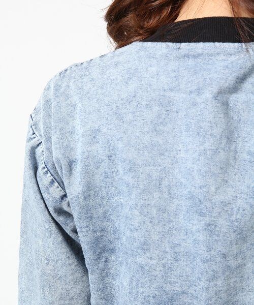 Heather（ヘザー）の「コンパクトブルゾン７分袖（ジャケット/アウター・レディース・ホワイト/ケミカル・ＦＲＥＥ）」の13枚目の写真