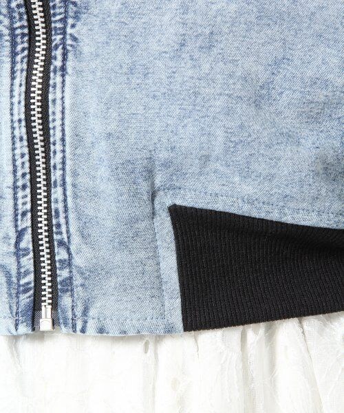 Heather（ヘザー）の「コンパクトブルゾン７分袖（ジャケット/アウター・レディース・ホワイト/ケミカル・ＦＲＥＥ）」の12枚目の写真