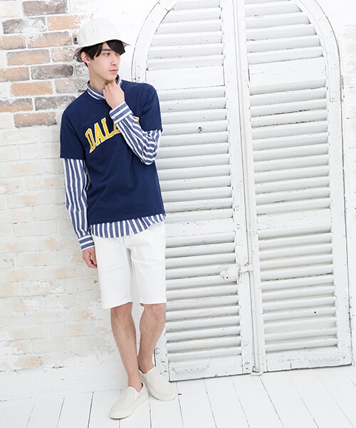 RAGEBLUE（レイジブルー）の「カラーチノショーツ（パンツ・メンズ・ネイビー/イエロー/ワイン/ベージュ/グリーン/ブルー/ホワイト・Ｌ/Ｍ）」の15枚目の写真