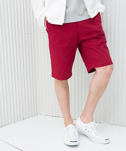 RAGEBLUE（レイジブルー）の「カラーチノショーツ（パンツ・メンズ・ネイビー/イエロー/ワイン/ベージュ/グリーン/ブルー/ホワイト・Ｌ/Ｍ）」の8枚目の写真