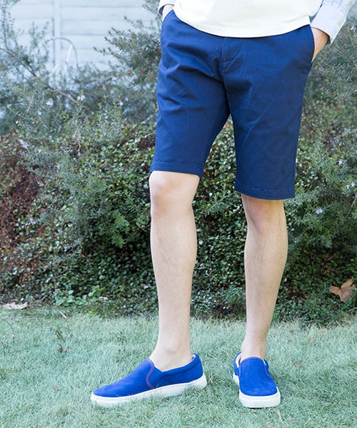 RAGEBLUE（レイジブルー）の「カラーチノショーツ（パンツ・メンズ・ネイビー/イエロー/ワイン/ベージュ/グリーン/ブルー/ホワイト・Ｌ/Ｍ）」の6枚目の写真