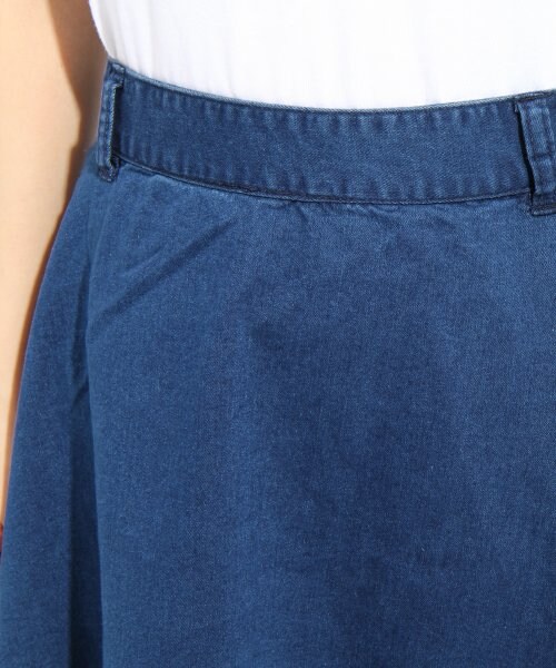 LOWRYS FARM（ローリーズファーム）の「カラーフレアスカート（スカート・レディース・ネイビー/ブルー/ホワイト・Ｌ/Ｍ）」の6枚目の写真