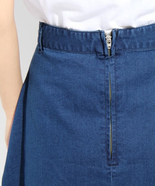 LOWRYS FARM（ローリーズファーム）の「カラーフレアスカート（スカート・レディース・ネイビー/ブルー/ホワイト・Ｌ/Ｍ）」の8枚目の写真