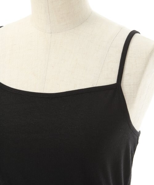 Heather(ヘザー)の「スソチュールキャミ(トップス・レディース・ブラック/ホワイト・F)」の6枚目の写真