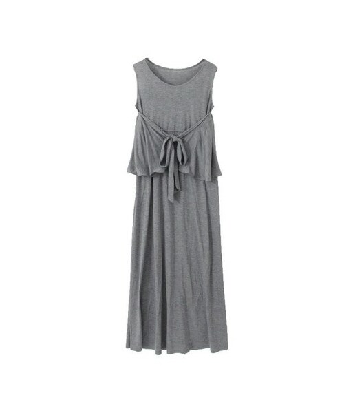 URBAN RESEARCH ROSSO WOMEN(アーバンリサーチ ロッソ)の「4WAYカットソーマキシワンピース(ワンピース/ドレス・レディース・NAVY/GRAY・FREE)」の7枚目の写真