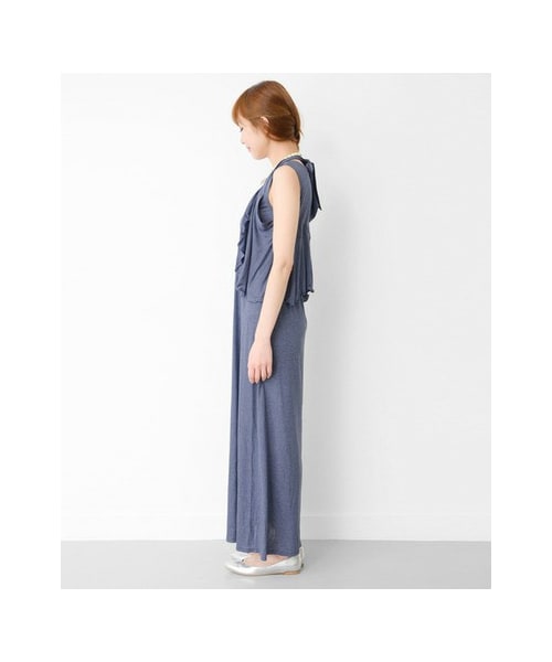 URBAN RESEARCH ROSSO WOMEN(アーバンリサーチ ロッソ)の「4WAYカットソーマキシワンピース(ワンピース/ドレス・レディース・NAVY/GRAY・FREE)」の15枚目の写真