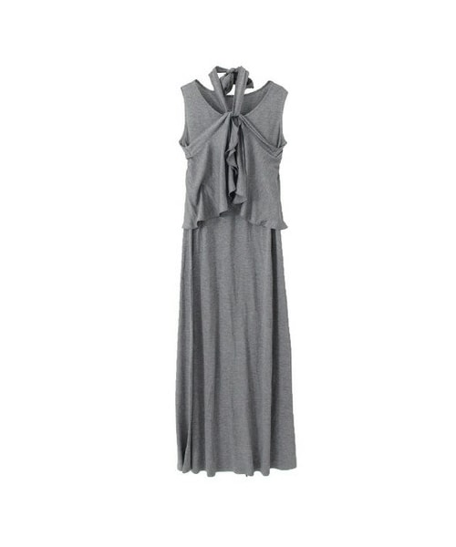 URBAN RESEARCH ROSSO WOMEN(アーバンリサーチ ロッソ)の「4WAYカットソーマキシワンピース(ワンピース/ドレス・レディース・NAVY/GRAY・FREE)」の6枚目の写真
