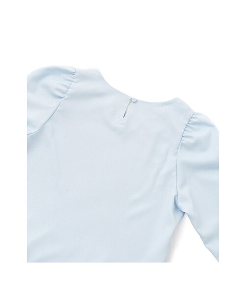 KBF（ケイビーエフ）の「パフスリーブプルオーバー（トップス・レディース・ネイビー/オフホワイト/アイスブルー・one）」の12枚目の写真