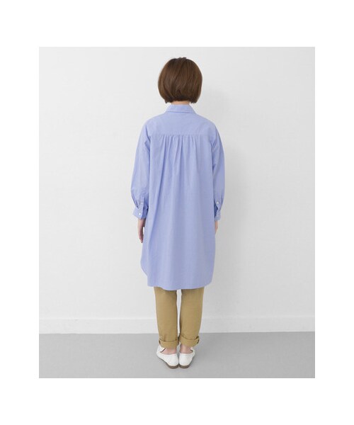 URBAN RESEARCH(アーバンリサーチ)の「オーバーシャツワンピース(ワンピース/ドレス・レディース・サックス/ホワイト・FREE)」の10枚目の写真