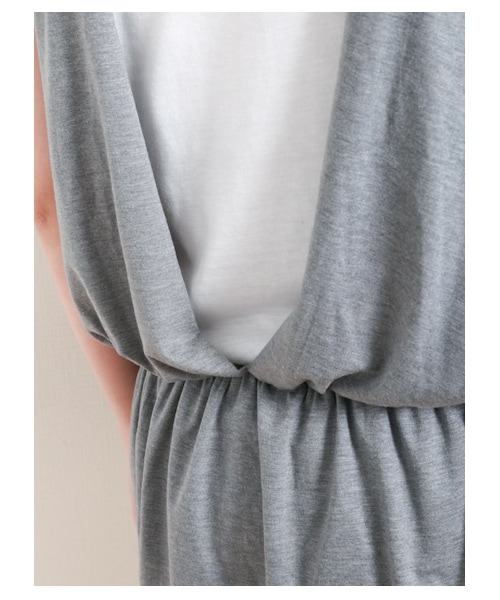 E hyphen world gallery（イーハイフンワールドギャラリー）の「【Special Price】カットジャンパースカート（スカート・レディース・グレー/ブラック・F）」の6枚目の写真