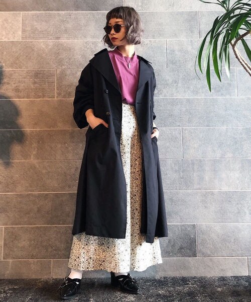 PAGEBOY（ページボーイ）の「コバナガラマーメイドスカート（スカート・ホワイト/ブラック/レッド）」の10枚目の写真