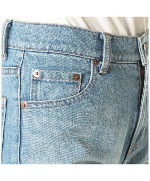 GINGER ALE（ジンジャーエール）の「VINTAGE DENIM JEANS（デニムパンツ・レディース・ブルー・M/S/SS）」の5枚目の写真