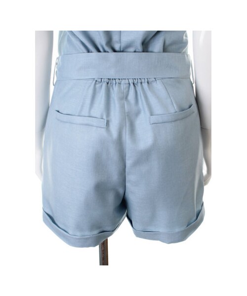 31 Sons de mode（トランテアン　ソン　ドゥ　モード）の「フロントファスナーコンビネゾン（ワンピース/ドレス・レディース・ネイビー/ピンク/サックスブルー・３６/３８）」の11枚目の写真