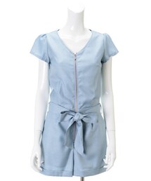 31 Sons de mode | フロントファスナーコンビネゾン(ワンピース/ドレス)