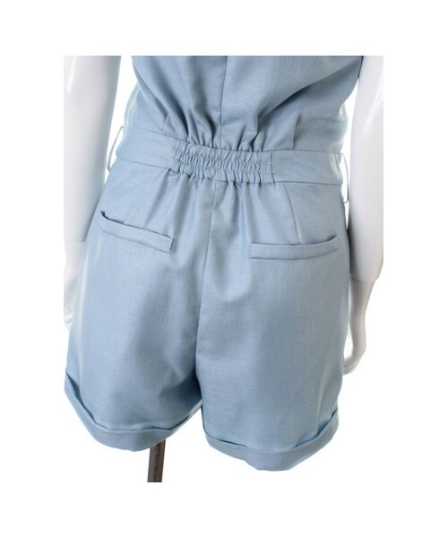 31 Sons de mode（トランテアン　ソン　ドゥ　モード）の「フロントファスナーコンビネゾン（ワンピース/ドレス・レディース・ネイビー/ピンク/サックスブルー・３６/３８）」の14枚目の写真