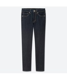 UNIQLO | ハイライズスキニーアンクルジーンズ（ビューティコンプレッション・丈長め74cm）(デニムパンツ)