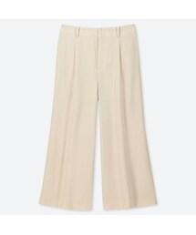UNIQLO | ドレープワイドクロップドパンツ(その他パンツ)