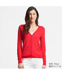 UNIQLO | ライトVネックカーディガン（長袖）(カーディガン/ボレロ)