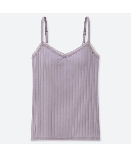 ユニクロXXL Vブラキャミグレー、カーキ3枚セット UNIQLO（ユニクロ）の「シームレスVネックブラキャミソール