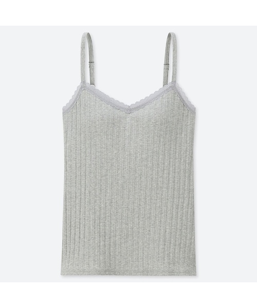 UNIQLO（ユニクロ）の「ポインテールレースブラキャミソール（ブラジャー・レディース・WHITE 00/GRAY 03/PURPLE 72/GREEN 53/BLACK 09/BLUE 64・XS/L/3XL/XL/M/S/XXL）」の3枚目の写真