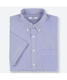 UNIQLO | ドライイージーケアストライプシャツ（ボタンダウン・半袖）(シャツ/ブラウス)