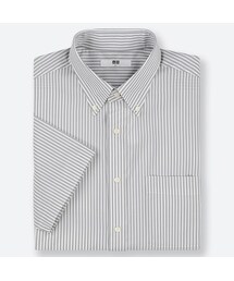 UNIQLO | ドライイージーケアストライプシャツ（ボタンダウン・半袖）(シャツ/ブラウス)