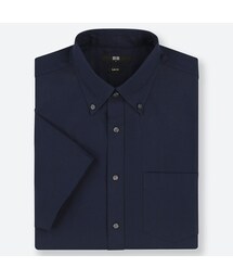 UNIQLO | ドライイージーケアオックスフォードスリムフィットシャツ（ボタンダウン・半袖）(シャツ/ブラウス)