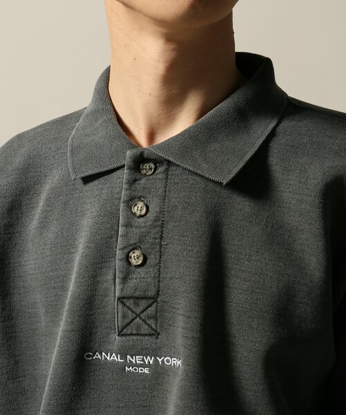 CANAL NEW YORK ポロシャツ グレー WISM（ウィズム）の「CANAL