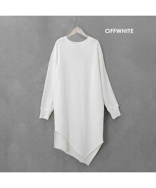 Sheson（シーズン）の「Sheson(シーズン)ヘムデザイン スウェットワンピース（ワンピース・レディース・ベージュ/ホワイト/ブルー/その他・FREE）」の2枚目の写真