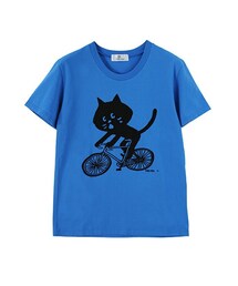 ⭐️にゃがりんこです にゃー（ニャー）の「<先行予約> メンズ ちゃりんこにゃーT（）」 - WEAR