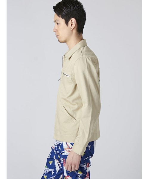schott（ショット）の「Schott(ショット)ワークジャケット フライホイール（ジャケット/アウター・メンズ・IVORY/NAVY・S/M/L）」の12枚目の写真