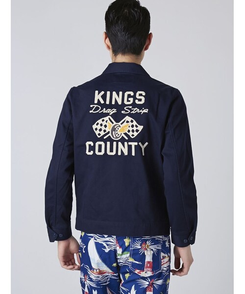 schott（ショット）の「Schott(ショット)ワークジャケット フライホイール（ジャケット/アウター・メンズ・IVORY/NAVY・S/M/L）」の7枚目の写真