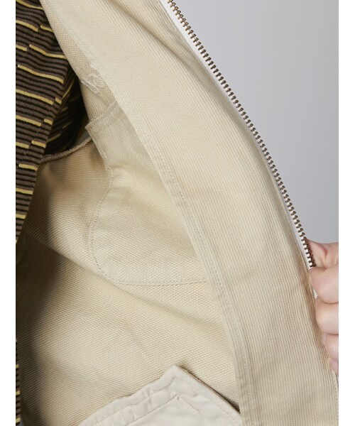 schott（ショット）の「Schott(ショット)ワークジャケット フライホイール（ジャケット/アウター・メンズ・IVORY/NAVY・S/M/L）」の18枚目の写真