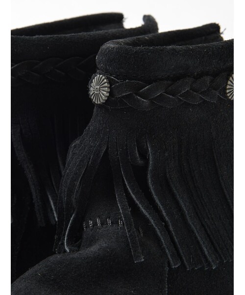 Minnetonka（ミネトンカ）の「ミネトンカ/HITOP B-ZIP BT（シューズ・レディース・BLACK/BROWN/TAN・50/60/70/80）」の6枚目の写真