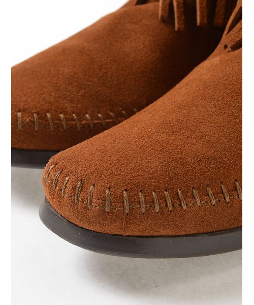 Minnetonka（ミネトンカ）の「ミネトンカ/HITOP B-ZIP BT（シューズ・レディース・BLACK/BROWN/TAN・50/60/70/80）」の15枚目の写真