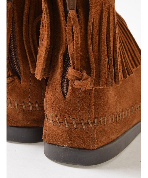 Minnetonka（ミネトンカ）の「ミネトンカ/HITOP B-ZIP BT（シューズ・レディース・BLACK/BROWN/TAN・50/60/70/80）」の18枚目の写真