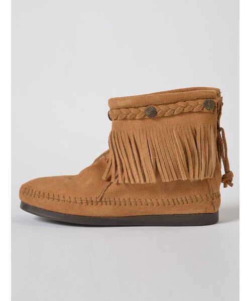 Minnetonka（ミネトンカ）の「ミネトンカ/HITOP B-ZIP BT（シューズ・レディース・BLACK/BROWN/TAN・50/60/70/80）」の20枚目の写真