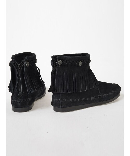 Minnetonka（ミネトンカ）の「ミネトンカ/HITOP B-ZIP BT（シューズ・レディース・BLACK/BROWN/TAN・50/60/70/80）」の3枚目の写真