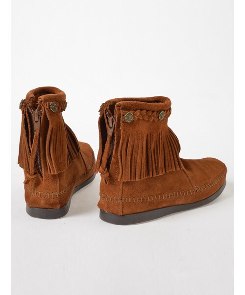 Minnetonka（ミネトンカ）の「ミネトンカ/HITOP B-ZIP BT（シューズ・レディース・BLACK/BROWN/TAN・50/60/70/80）」の12枚目の写真