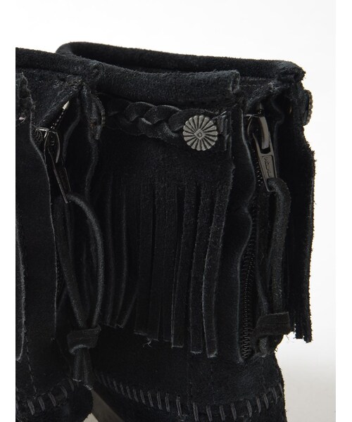 Minnetonka（ミネトンカ）の「ミネトンカ/HITOP B-ZIP BT（シューズ・レディース・BLACK/BROWN/TAN・50/60/70/80）」の8枚目の写真