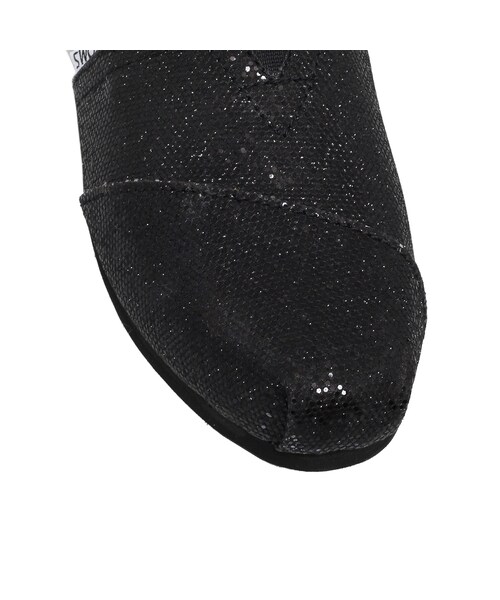 TOMS（トムス）の「GLITTER CLASSIC（シューズ・レディース・BLACK・36/37/38/39/40/41）」の4枚目の写真