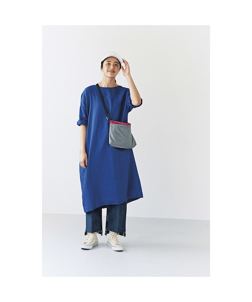 avecmoi(アヴェクモワ)の「avecmoi リネンワンピース〈ブルー〉(レディースファッション > ワンピース・チュニック > ワンピース・レディース・ブルー・1/2)」の7枚目の写真