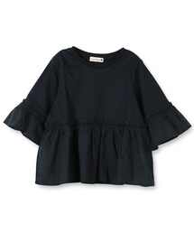 BRANSHES | ギャザー7分袖Tシャツ(Tシャツ/カットソー)