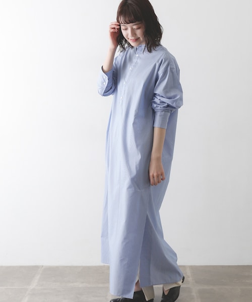 AURALEE（オーラリー）の「AURALEE STRIPE LONG ONE-PIECE（）」 - WEAR