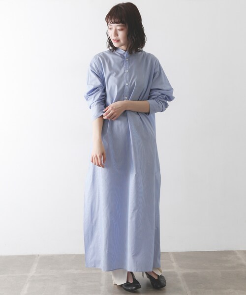 AURALEE（オーラリー）の「AURALEE STRIPE LONG ONE-PIECE（）」 - WEAR