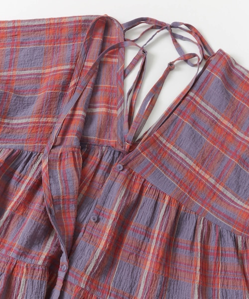 KBF（ケイビーエフ）の「マルチウェイチェックワンピース（ワンピース/ドレス・レディース・BLUE CHECK/YEL CHECK/BLK CHECK・one）」の19枚目の写真